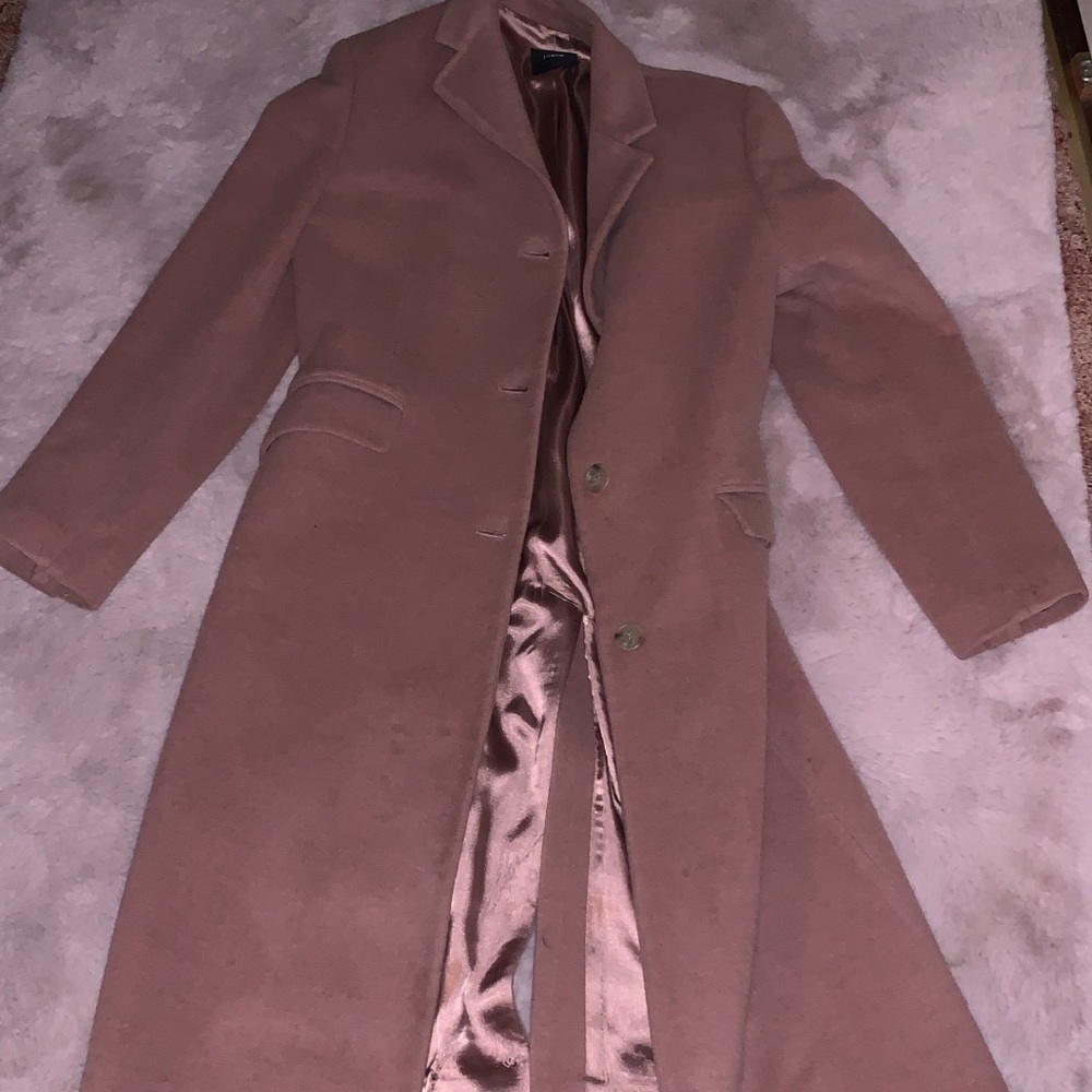 Long soft pink J. crew Coat